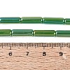 Electroplate Imitation Jade Glass Beads Strands EGLA-Q132-02A-A01-4