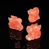 Synthetic Cherry Quartz Glass Display Decorations PW-WG14A90-44-1