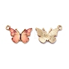 Light Gold Alloy Enamel Pendants ENAM-G210-02LG-06-1