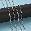 Platinum Plated Iron Figaro Chains Mother-Son Chains X-CHSM005Y-N-4