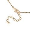 304 Stainless Steel Satellite Chain Slider Necklace Making AJEW-JB01555-02-4