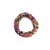 Glass Seed Beaded Waist Beads WG0248E-27-1