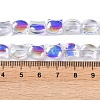 Electroplate Glass Beads Strands EGLA-Q128-07A-AB03-4