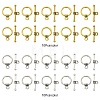 20Pcs 2 Colors Tibetan Style Alloy Toggle Clasps FIND-YW0004-23-2