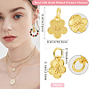 40Pcs Rack Plating Alloy Charms FIND-BBC0003-41G-2