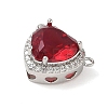 Brass Pave Cubic Zirconia Pendants KK-CBA74BF-01P-01-2