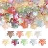90Pcs 9 Colors Baking Paint Transparent Glass Pendants DGLA-CJ0001-05-1