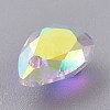 Glass Rhinestone Pendants RGLA-A024-H02-001AB-3