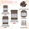 9Pcs 3 Styles Cotton Packing Pouches OP-TA0001-18A-3