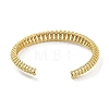 Brass Micro Pave Cubic Zirconia Hollow Cuff Bangles BJEW-D039-06G-3