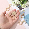 Alloy Swivel Lobster Claw Clasps & Spring Gate Rings HJEW-CA00006-02-3