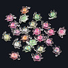 30Pcs Transparent Acrylic and Glitter Powder Pendants TACR-TA0001-91-4