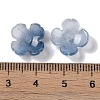 Baking Paint Glass Bead Caps GLAA-S202-04G-2