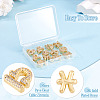 12Pcs 12 Styles Twelve Constellations Brass Micro Pave Clear Cubic Zirconia Pendants KK-TA0008-96G-4