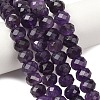 Natural Amethyst Beads Strands GG-CBA59DD-A01-5x8mm-1