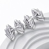 304 Stainless Steel Stud Earrings for Women EJEW-K306-07P-1