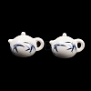 Handmade Printed Porcelain Beads PORC-T136-03C-01-1