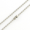 304 Stainless Steel Ball Chain Necklace Making NJEW-R225-07-2