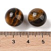 Natural Tiger Eye No Hole Sphere Beads G-K353-04B-04-3