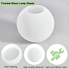 Frosted Glass Lamp Shade AJEW-WH0528-04-3
