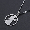 201 Stainless Steel Pendants Necklaces NJEW-S105-JN626-6-1