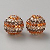 Thanksgiving Day Theme Resin Rhinestone Beads RB-WH0003-08P-1