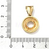 304 Stainless Steel Pendants STAS-D225-03G-3