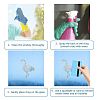 Gorgecraft Waterproof PVC Colored Laser Stained Window Film Adhesive Stickers DIY-WH0256-050-3
