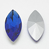 Pointed Back Glass Rhinestone Cabochons RGLA-T083-7x15mm-11-2