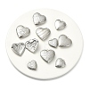 10Pcs 10 Styles 304 Stainless Steel Locket Pendants STAS-YW0011-31-2