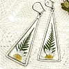 Print Alloy & Epoxy Leverback Earrings FS-WG26850-01-1