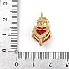 Brass Glass Pendants KK-R226-03G-02-3
