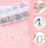 1100Pcs 5 Styles Faceted Transparent Glass Beads GLAA-YW0005-74-5