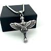 Vintage Hip Hop 304 Stainless Steel Eagle Pendant Necklaces for Men Women ZO0098-4