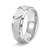 Stainless Steel Chunky Rings PW-WGDA1DB-02-1