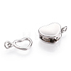 925 Sterling Silver Box Clasps STER-T007-10P-2