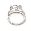 Non-Tarnish 304 Stainless Steel Finger Rings RJEW-L107-003P-3