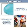 6Pcs 6 Colors Blank Wood Simulation Eggs DIY-FH0005-09-5