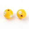 Schima Superba Wood Beads WOOD-TAC0003-92E-1