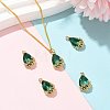 Transparent Glass Pendants GLAA-FZ0001-02A-5