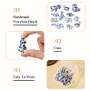 12Pcs 6 Styles Handmade Porcelain Beads PORC-TA0001-68-5