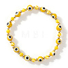 Glass Evil Eye Beaded Stretch Bracelets for Women Men VP6778-6-1