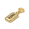 Brass Micro Pave Cubic Zirconia Pendants LS-KK-C111-02G-01-2