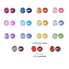 450Pcs 15 Colors Transparent Acrylic Beads TACR-CJ0001-31-2