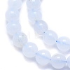 Natural Blue Chalcedony Beads Strands G-K310-C12-8mm-3