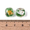 Handmade Gold & Silver Foil Glass Beads FOIL-Q003-01E-4