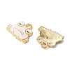 10Pcs 5 Styles Alloy Enamel Pendants FIND-FS0002-32-2