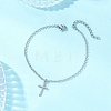 304 Stainless Steel Cable Chain Bracelets BJEW-JB13248-1