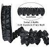 Pleated Solid Color Double-Sided Polyester Lace Trim DIY-WH20002-138F-2