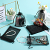 100pcs Large Organza Pouches Portable Shoes Bag Travel Storage Drawstring Bags OP-SP0001-03D-02-4